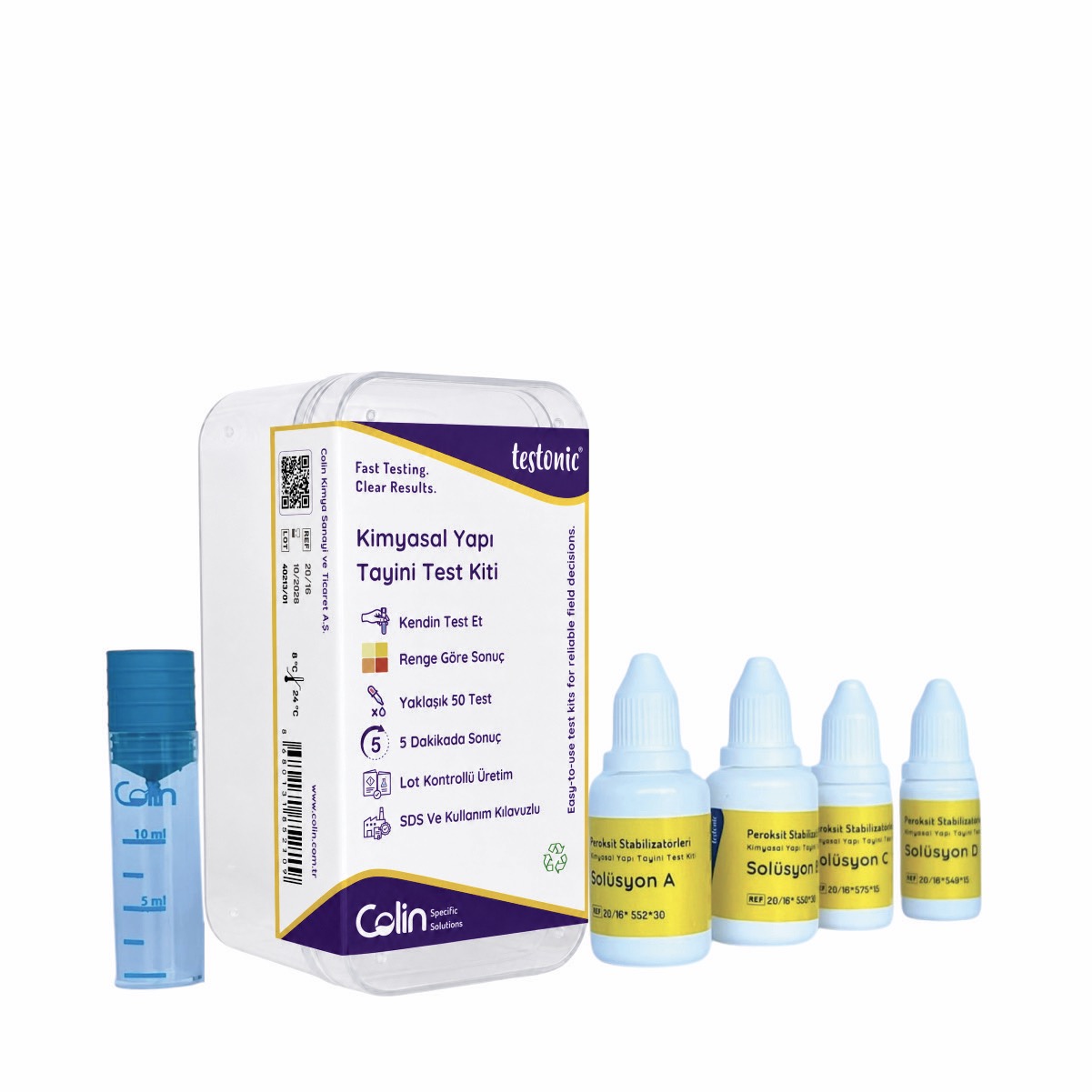 Peroxide Stabilizer Structure Determination Test Kit